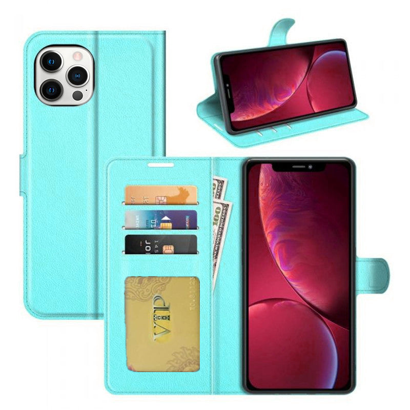 Leather Folio Wallet Case for iPhone 13 Pro Max Leather Folio Wallet Case for iPhone 13 Pro Max